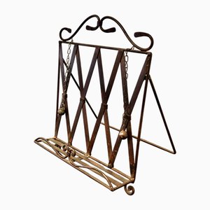 Wrought Iron Folding Book Rest, 1960s