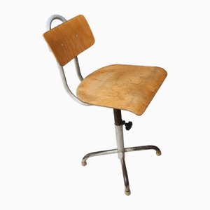 Industrieller Vintage Studiohocker, 1960er