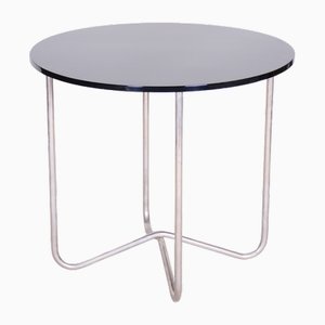 Functionalism Round Table in Chrome attributed to Hynek Gottwald, Czech, 1940s