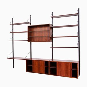 Wall Unit by Poul Cadovius, 1960s, Set of 15