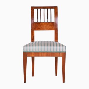 Biedermeier Chair in Cherry Tree &New Upholstery, Czech, 1820s