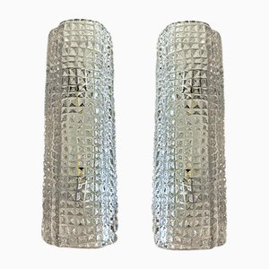 Crocodile Transparent Murano Glass Wall Sconces by Simoeng, Set of 2