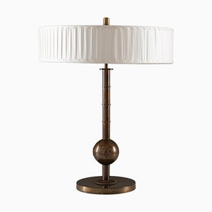 Lámpara de mesa sueca moderna atribuida a Böhlmarks, años 40