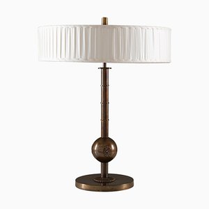 Swedish Modern Table Lamp attributed to Böhlmarks, 1940s