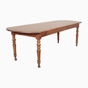 French D-End Farmhouse Table