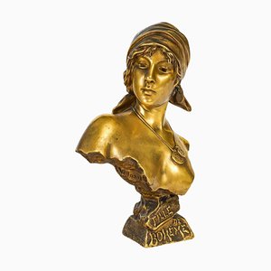 Emmanuel Villanis, Figurative Skulptur, Frühes 20. Jh., Vergoldete Bronze