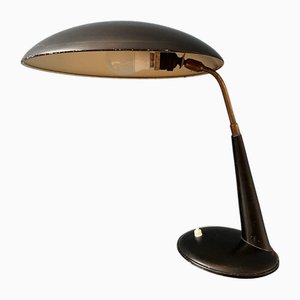 Lámpara de escritorio vintage en negro de Christian Dell para Kaiser Leuchten