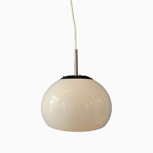 Petite Lampe à Suspension Champignon Space Age Blanche