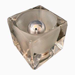 Mid-Century Ice Cube Glass Table Lamp from Peill & Putzler