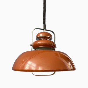 Mid-Century Space Age Anvia Brown Pendant Lamp