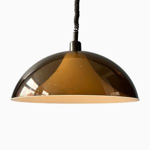 Space Age Double Shaded Pendant Lamp by Elio Martinelli for Artimeta