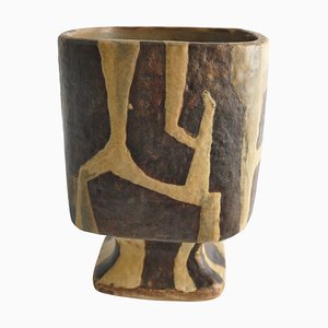 Mid-Century Modern Fat Lava Ceramic Vase by Fridegart Glatzle, 1960s