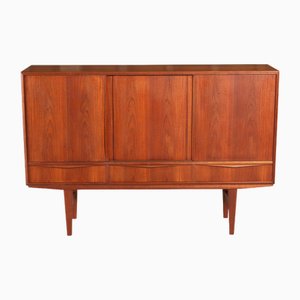 Dänisches Midcentury Teak Highboard von EW Bach, 1960