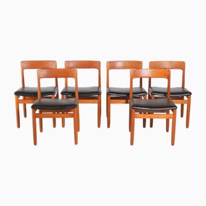 Midcentury Esszimmerstühle aus Teak, 1960, 6 . Set