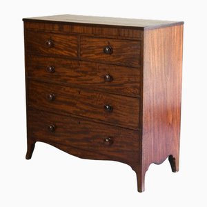 Antique Mahogany Straight Front Chest of Drawers