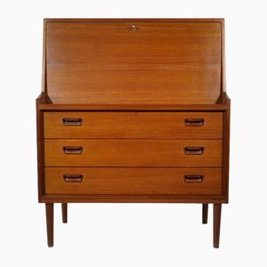 Secretaire in teak di Gunnar Nielsen, Danimarca, anni '60