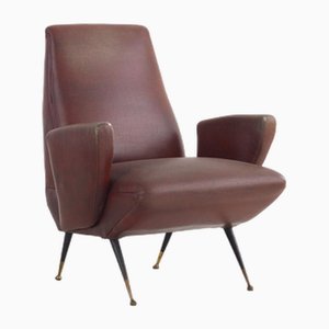 Fauteuils par Nino Zondada, Italie, 1950s, Set de 2