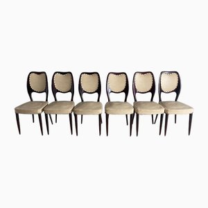 Vintage Dining Chairs by F. Lli Rigamonti, 1950s, Set of 6