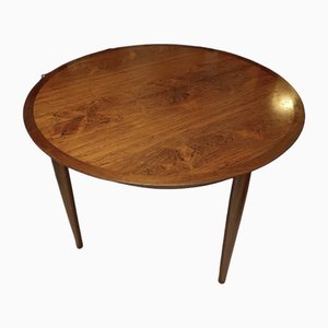 Extendable Round Rosewood Table