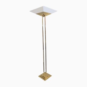 Floor Lamp in Brass and Glass by J.T. Kalmar, 1970s