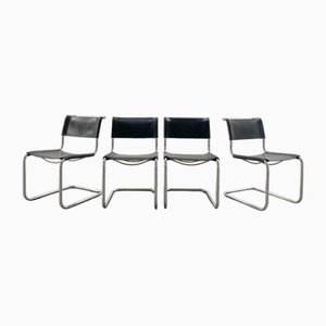 S33 Chairs by Mart Stam for Thonet, 1970s, Set of 4