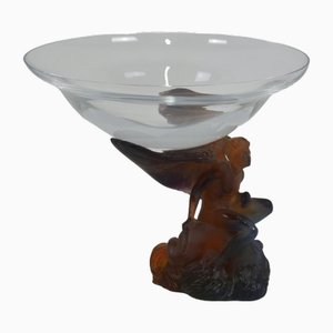 French Icare Crystal Bowl