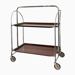 Serving Trolley in Chrome and Formica, 1960s