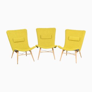 Fauteuil Jaune Mid-Century Moderne attribué à Miroslav Navratil, 1950s