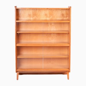 Mid-Century Ash Display Cabinet attributed to Tatra Pravenec, 1950s