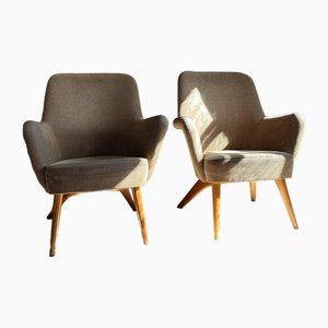 Mid-Century Lounge Chairs by Carl Gustaf Hiort Af Ornäs, Set of 2