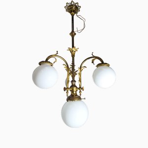 Moderne goldene Lampe