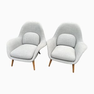 Set of Swoon Chairs by Space Copenhagen for Fredericia, 2015