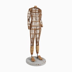 Anitque Mannequin in Bamboo, Cane, Wood and Steel, 1890s