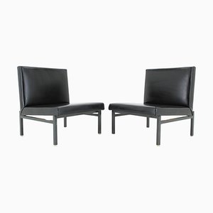 Set of Czechoslovakian Leatherette Lounge Chairs, 1970s