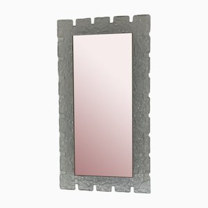 Vintage Acrylic Wall Mirror with Backlight from Hillebrand, 1970s