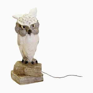 Large Owl Lamp by Ferdinand Doblinger, 1911