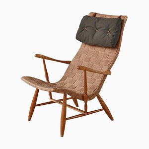 Swedish Modern Anders Lounge Chair by Yngve Ekström, 1945
