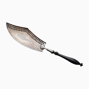 Fisch Servierschaufel aus Sterling Silber, 1800er