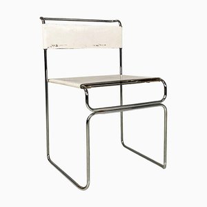 Moderner italienischer weißer Libellula Stuhl von Giovanni Carini für Planula, 1970er