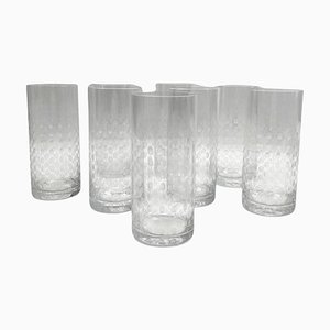 Crystal Water Glasses from Rosenthal, 1950, Set of 8