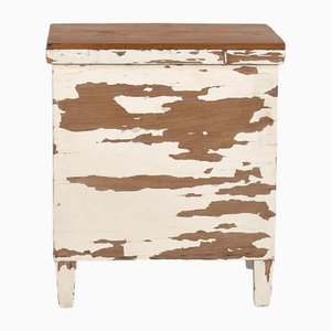 Französischer Vintage Kühlschrank aus Holz, 1920er