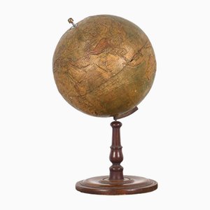 Globe Terrestre Antique avec Relief