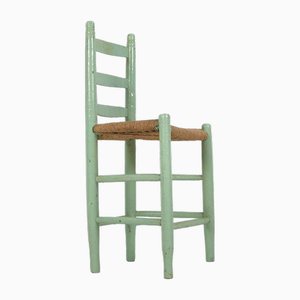 Silla en verde menta, década de 1900