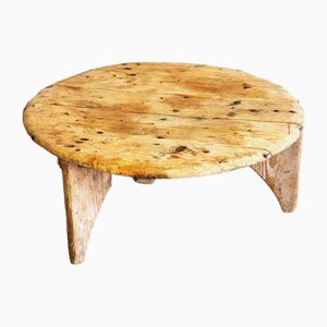 Tavolo rotondo in legno, anni '20