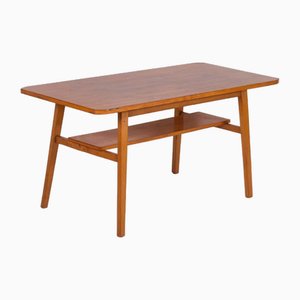 Mesa de centro vintage de madera, 1960