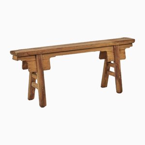 Banc Antique en Bois en Orme, 1870s