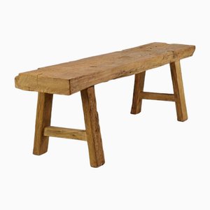 Banc Vintage en Bois Naturel