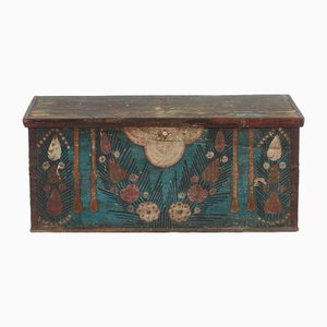 Antique Wooden Trunk, 1890s