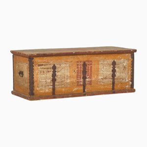 Coffre Antique en Bois, 1890s