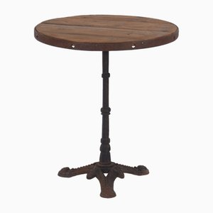 Antique Round Terrace Table, 1900s